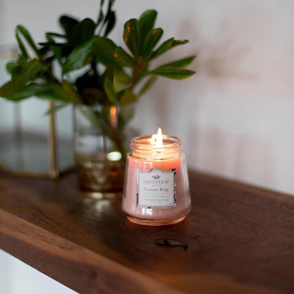 Greenleaf Currant Rose Petite Candle Extra Image 1